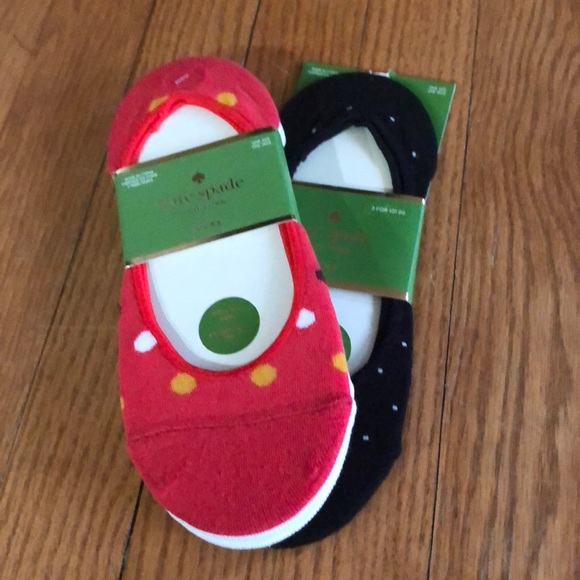 kate spade Accessories - Four pairs Kate spade no show socks ♠️ NEW